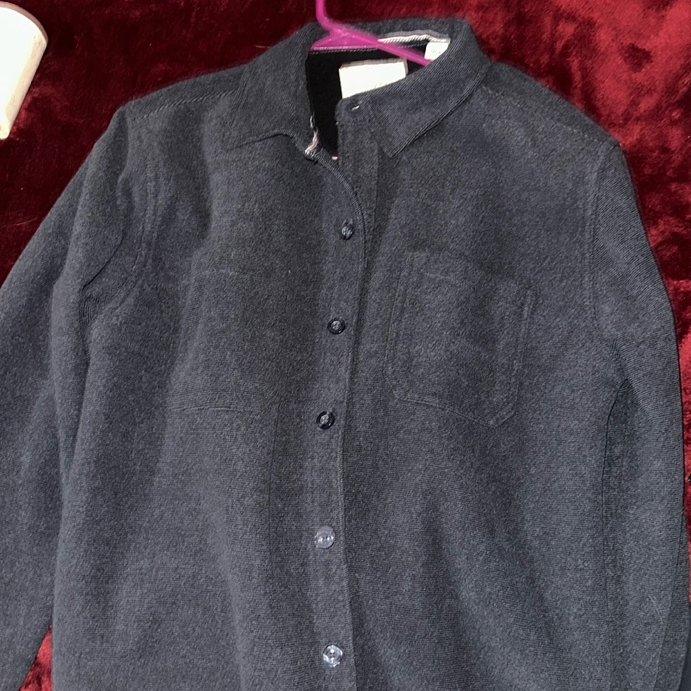 Weatherproof button up coat